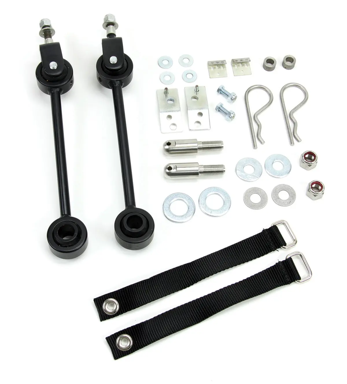 93-98 Zj Grand Cherokee 84-01 Xj Cherokee 10 Inch Front Sway Bar Quick Disconnect Kit 2-4 Inch Lift Teraflex 1