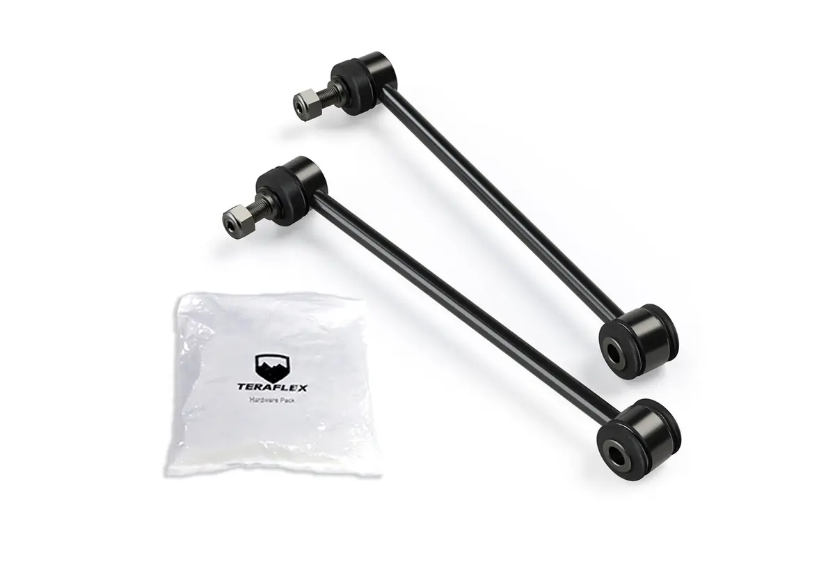 18-Up Wrangler Jl 11.5 Inch Rear Sway Bar Link Kit W/ Swivel Stud 2.5-4.5 Inch Lift Teraflex 1