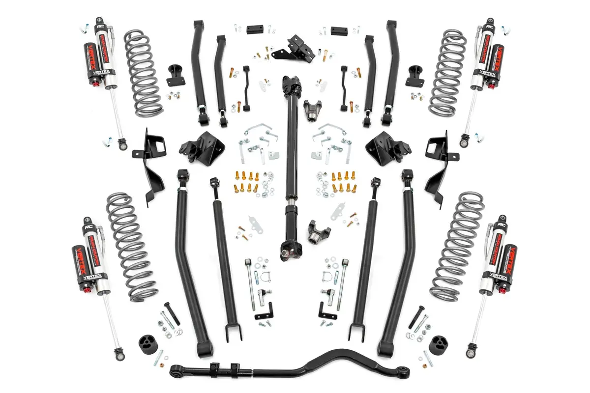 4 Inch Lift Kit - Long Arm - Vertex - Jeep Wrangler Unlimited 4Wd (2018-2023) 1