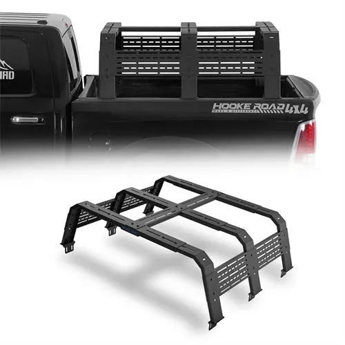 18.8" High Truck Bed Rack For 07-23 Toyota Tundra & 05-23 Tacoma(6' Bed) & 09-23 Ford F-150 & Raptor & 09-23 Ram 1500  - Hooke Road 1