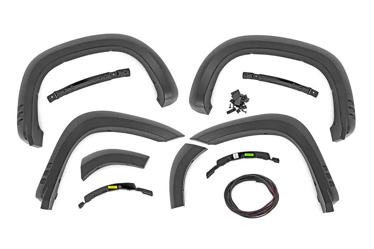 Fender Flares - Sf1 - G7j Rainforest Green - Chevy Silverado 1500 2Wd/4Wd (2019-2024) 1