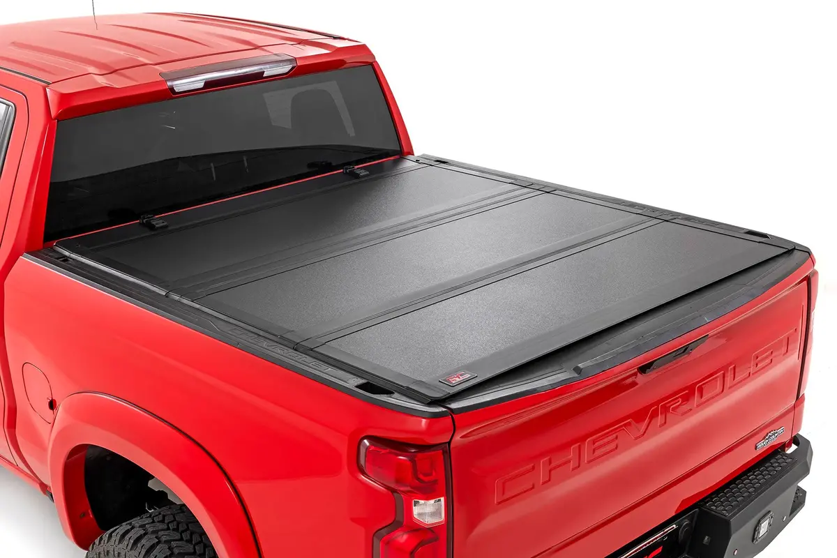 Hard Tri-Fold Flip Up Bed Cover - 6'7 Inch Bed - Chevy/Gmc 1500 (19-24) 1