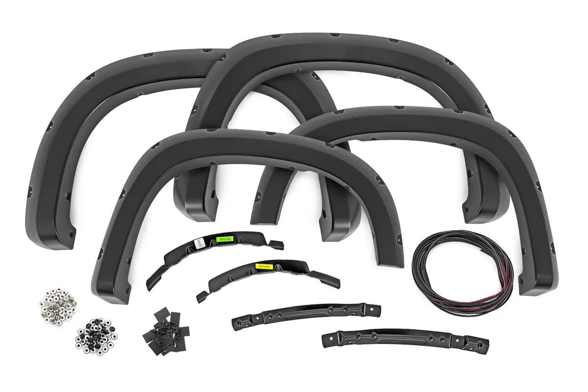 Pocket Fender Flares - G7c Red Hot - Chevy Silverado 1500 2Wd/4Wd (2022-2024) 1
