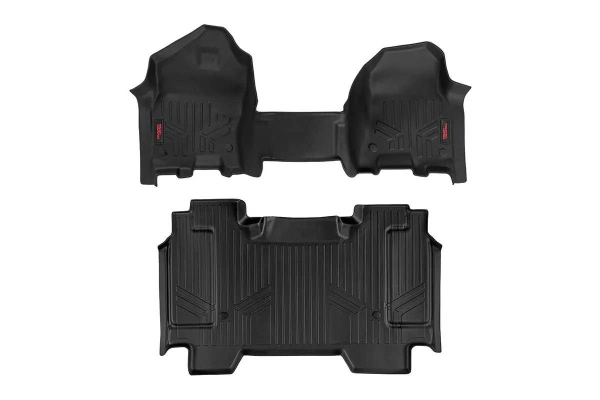 Floor Mats - Fr & Rr - Over Hump - Ram 1500 (19-24)/1500 Trx (21-24) 1