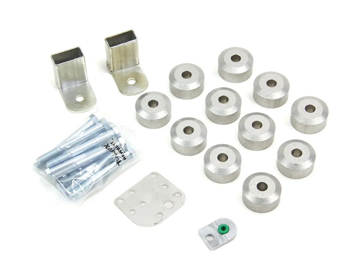 97-06 Jeep Wrangler Tj 1 Inch Body Lift Kit Aluminum Teraflex 1
