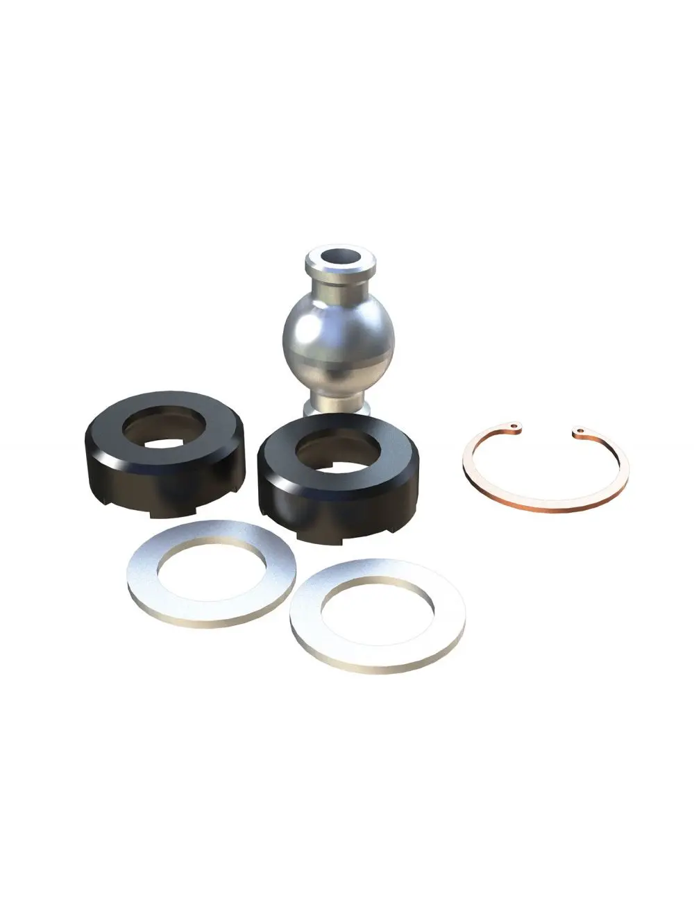 97-06 Jeep Wrangler Tj Control Arm Joint Rebuild Kit Front/Rear Upper Small Both Ends Teraflex 1