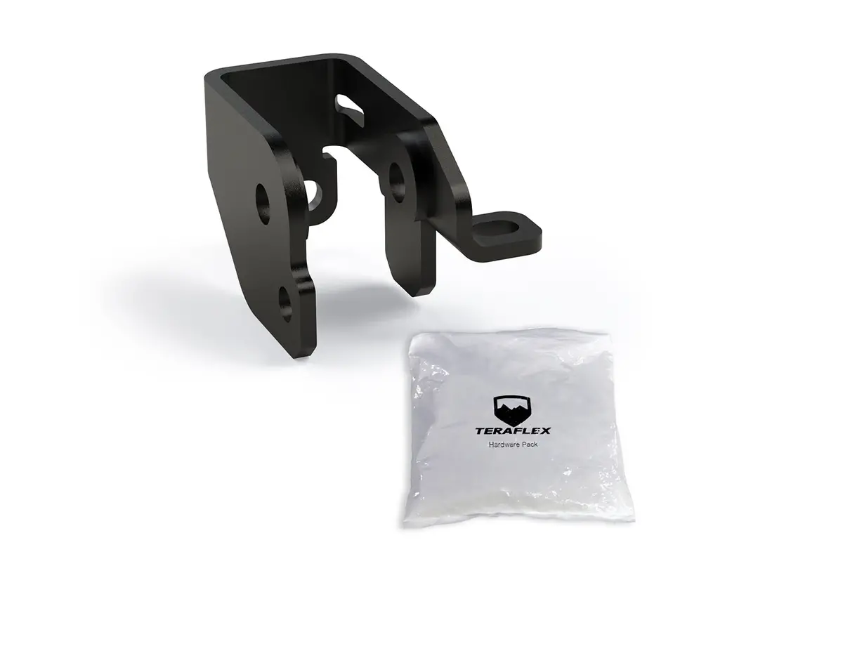 18-Up Wrangler Jt/Gladiator Track Bar Bracket Kit Front Lower 2.5-3.5 Inch Lift Teraflex 1