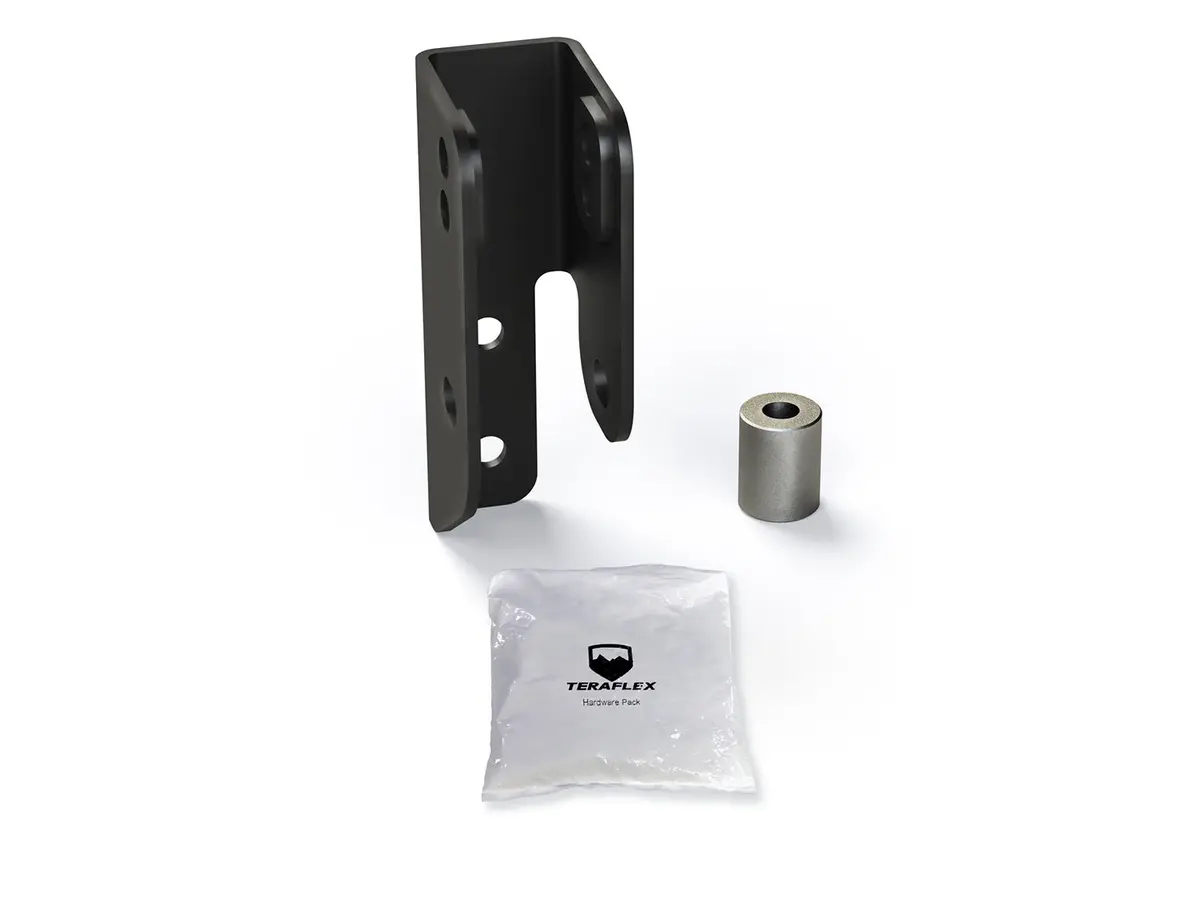 18-Up Wrangler Jl Track Bar Bracket Kit Rear Lower 2.5-4.5 Inch Lift Teraflex 1