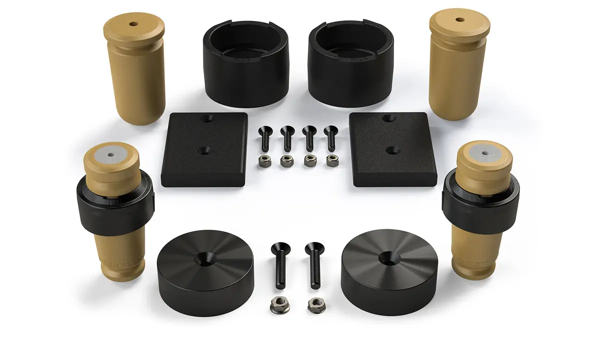 07-18 Wrangler Jk Progressive Bump Stop Kit Front & Rear 2.5 Inch Lift Teraflex 1