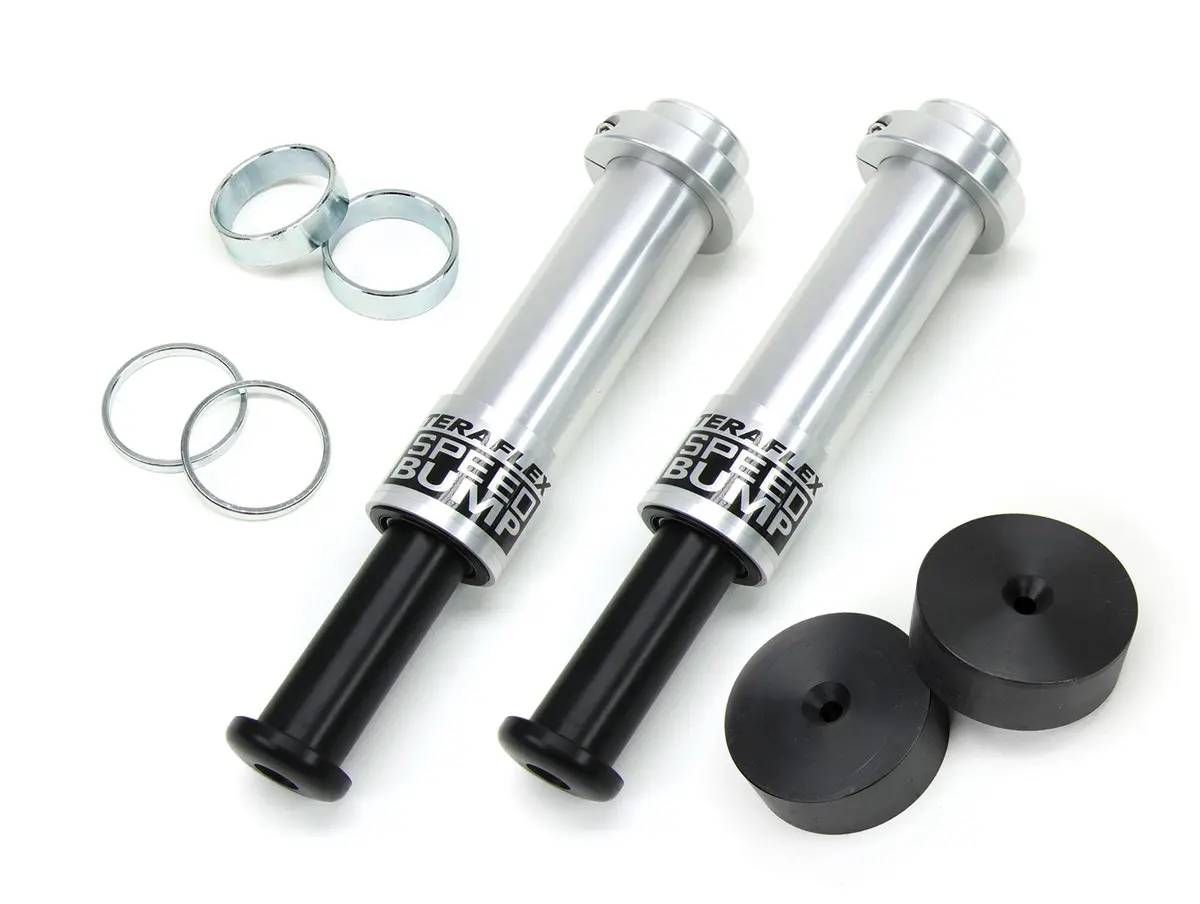 07-18 Wrangler Jk Prerunner Speedbump Bump Stop Kit Front 3-3.5 Inch Lift Teraflex 1