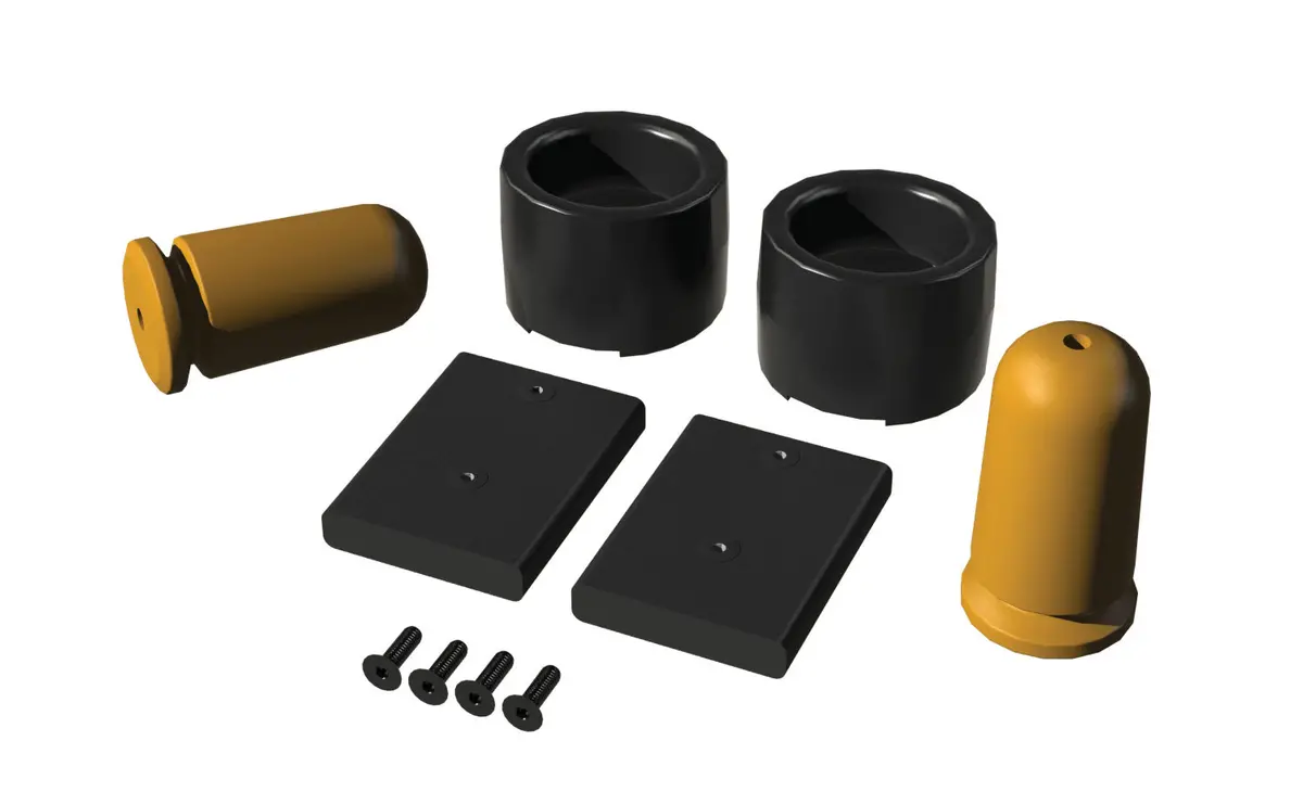 07-18 Wrangler Jk Progressive Bump Stop Kit Rear 2.5-3.5 Inch Lift Teraflex 1