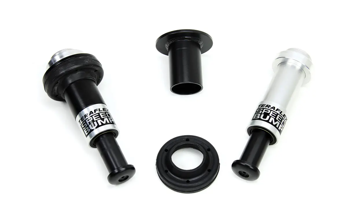 97-06 Jeep Wrangler Tj 4 Inch-Stroke Speedbump Bump Stop Kit Front 4-6 Inch Lift Teraflex 1