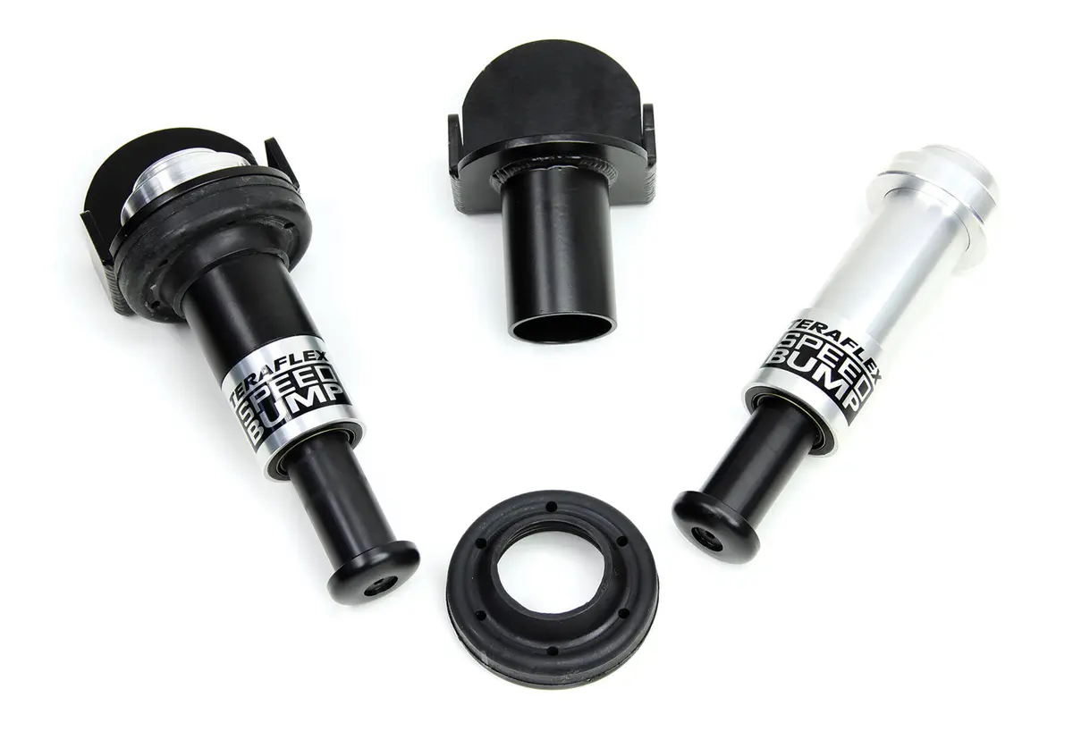 97-06 Jeep Wrangler Tj 3 Inch-Stroke Speedbump Bump Stop Kit Rear 4-6 Inch Lift Teraflex 1