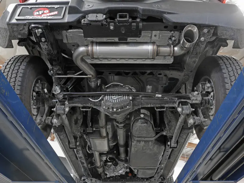 Afe Apollo Gt 3In 409 Ss Cat-Back Exhaust 2021 Ford Bronco L4-2.3L (T)/V6-2.7L (Tt) W/ Black Tip 1