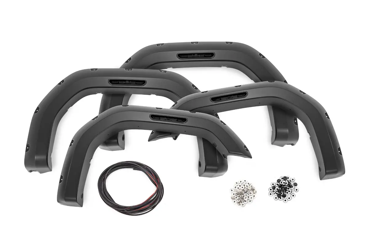 Pocket Fender Flares - Gaz Summit White - Gmc Sierra 2500 Hd/Sierra 3500 Hd (20-24) 1