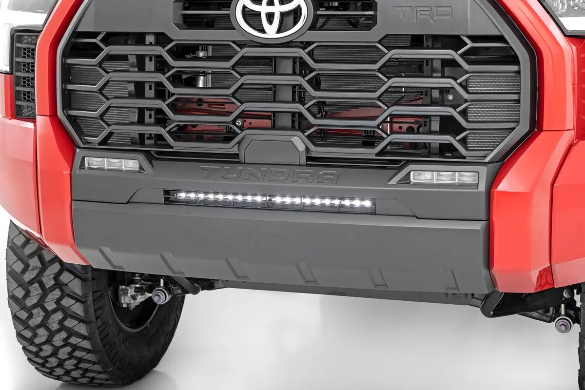 Led Light Kit - Bumper Mount - 20 Inch Black Slim Line - Toyota Tundra (22-24) 1