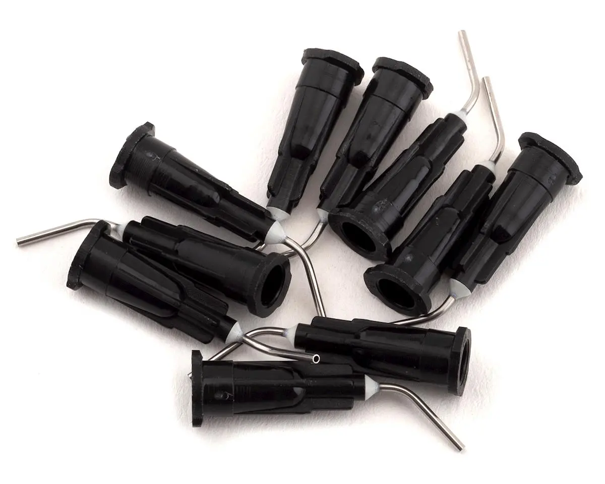 1Up Racing Hd Curved Steel Ca Glue Tips (Medium Glue) (10) 1