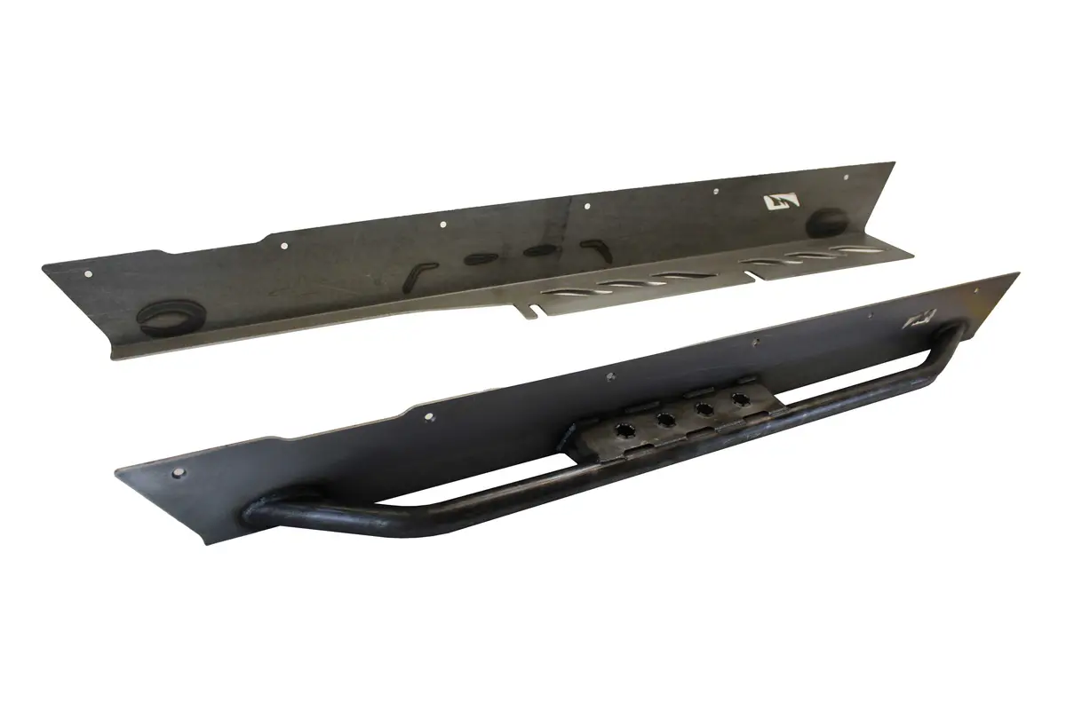 Rocker Guards W/Tube Step For Jeep Lj Unlimited With Comp Corners 1