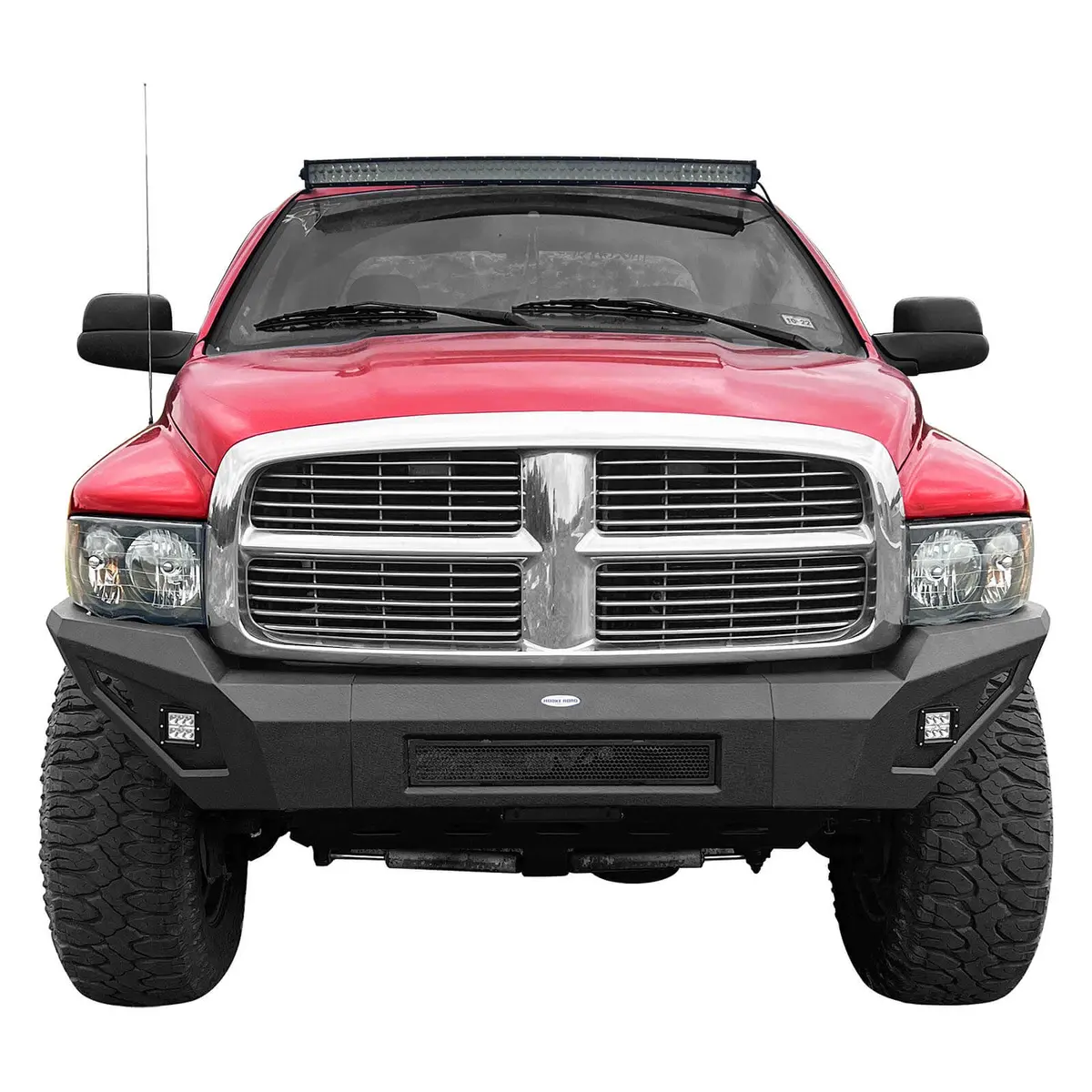 2003-2005 Dodge Ram 2500 3500 Hr Front Bumper W/Skid Plate Replacement - Hooke Road 1