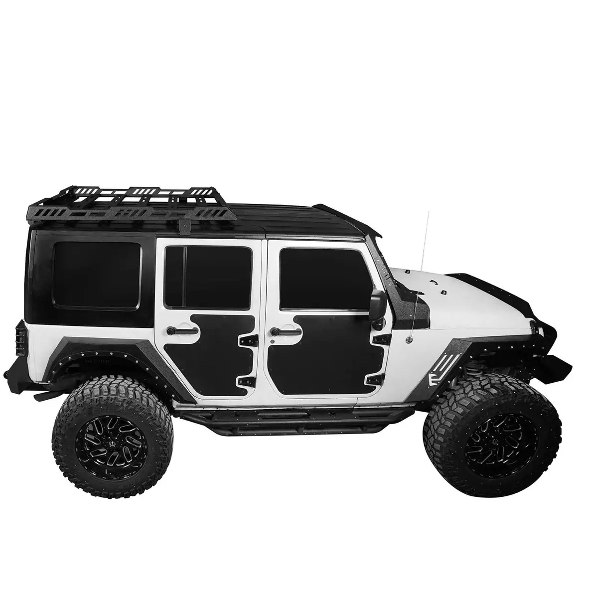 2007-2018 Jeep Wrangler Jk 4-Door Hr Cargo Roof Rack - Hooke Road 1