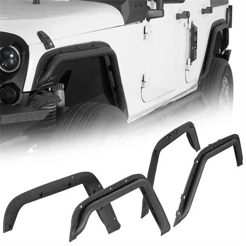 07-18 Jeep Wrangler Jk Tube Fender Flare Delete - Hooke Road 1