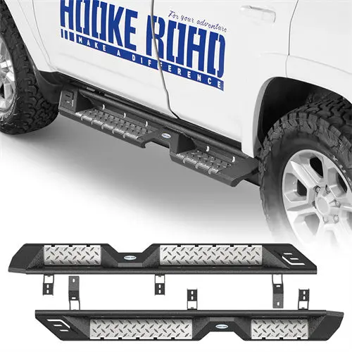 2010-2024 Toyota 4Runner Side Steps Running Boards (Excluding Limited, Nightshade, Trd Sport & 10-13 Sr5) - Hooke Road 1