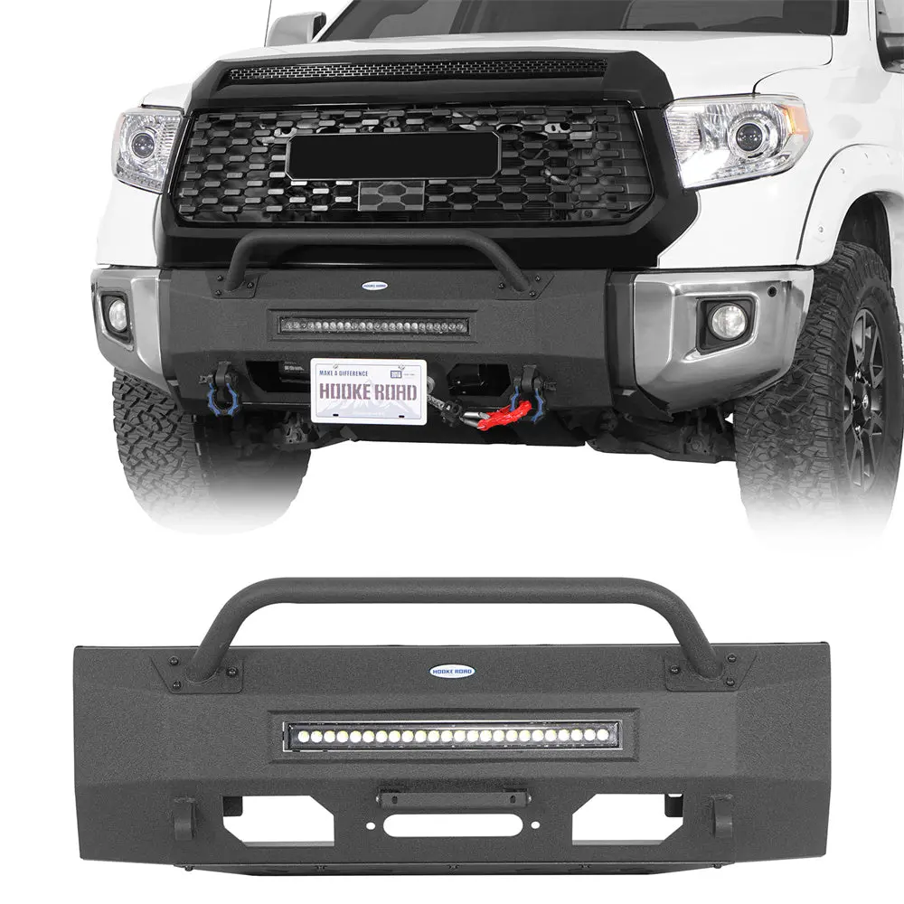 2014-2021 Toyota Tundra Stubby Front Bumper - Hooke Road 1