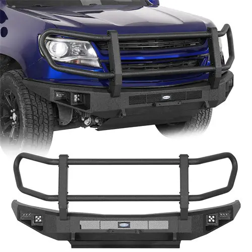 2015-2020 Chevy Colorado Front Bumper W/ Grille Guard (Excluding Zr2 Models) - Hooke Road 1