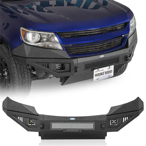 15-20 Chevy Colorado Front Bumper W/Skid Plate(Excluding Zr2 Models) - Hooke Road 1