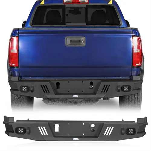 Rear Bumper W/ Led Spotlights (15-22 Chevy Colorado & Gmc Canyon, Excluding Zr2 Models) - Hooke Road 1