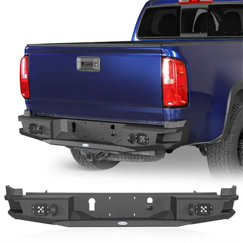 2015-2022 Chevy Colorado & Gmc Canyon Steel Rear Bumper (Excluding Zr2 Models) - Hooke Road 1