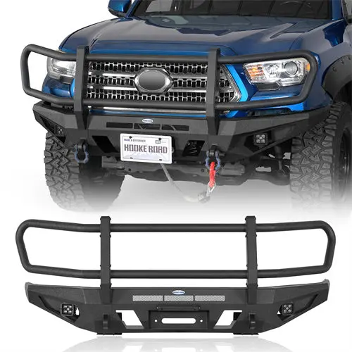 2016-2023 Toyota Tacoma Brush Guard Front Grille Bumper - Hooke Road 1