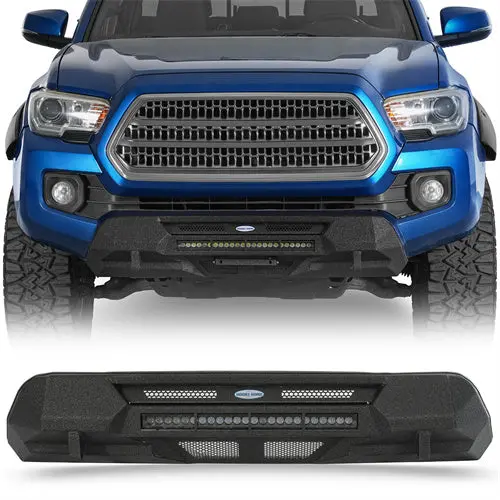 2016-2023 Toyota Tacoma Stubby Front Bumper - Hooke Road 1