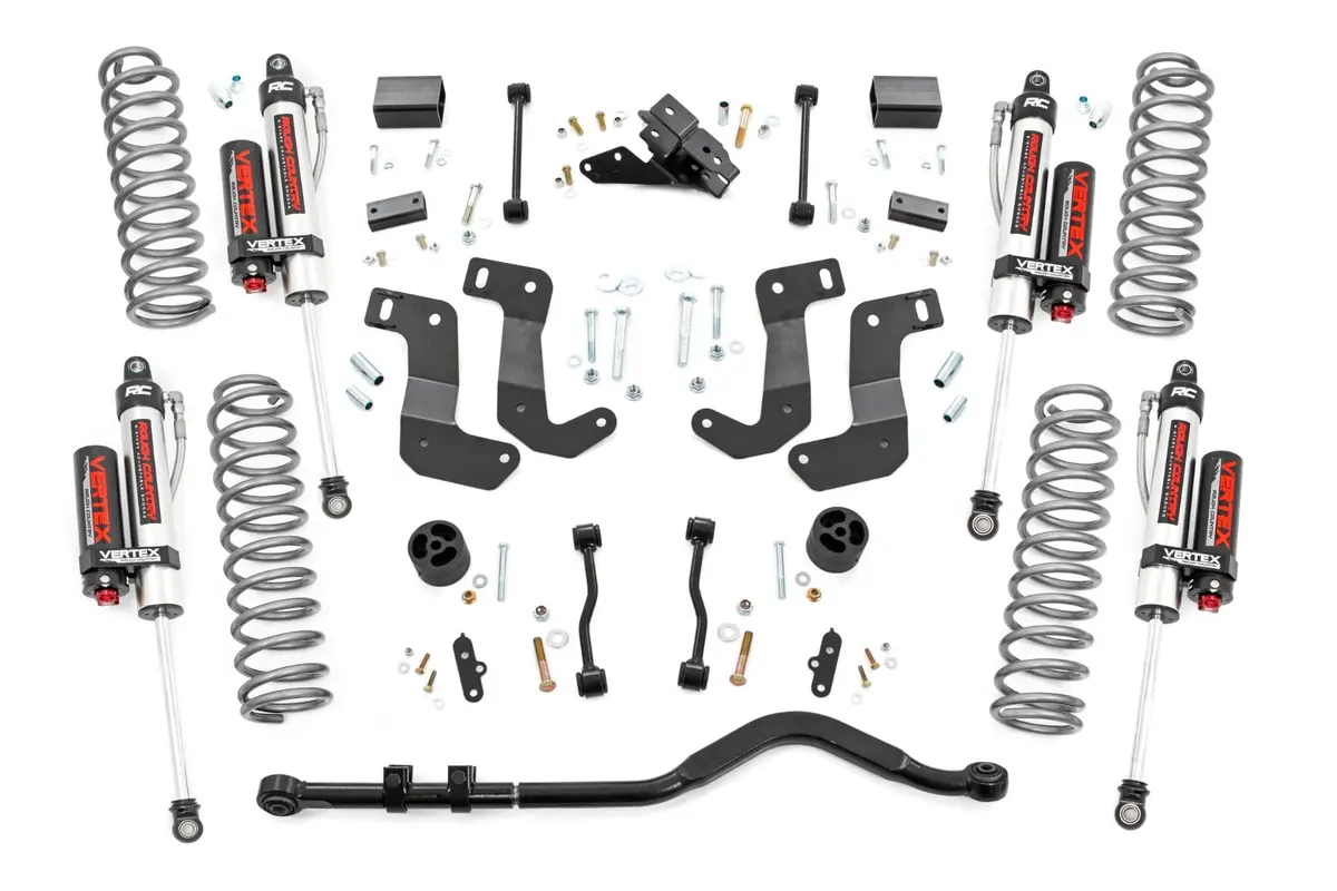 3.5 Inch Lift Kit - C/A Drop - Stage 1 - Vertex - Jeep Wrangler Unlimited (18-23) 1