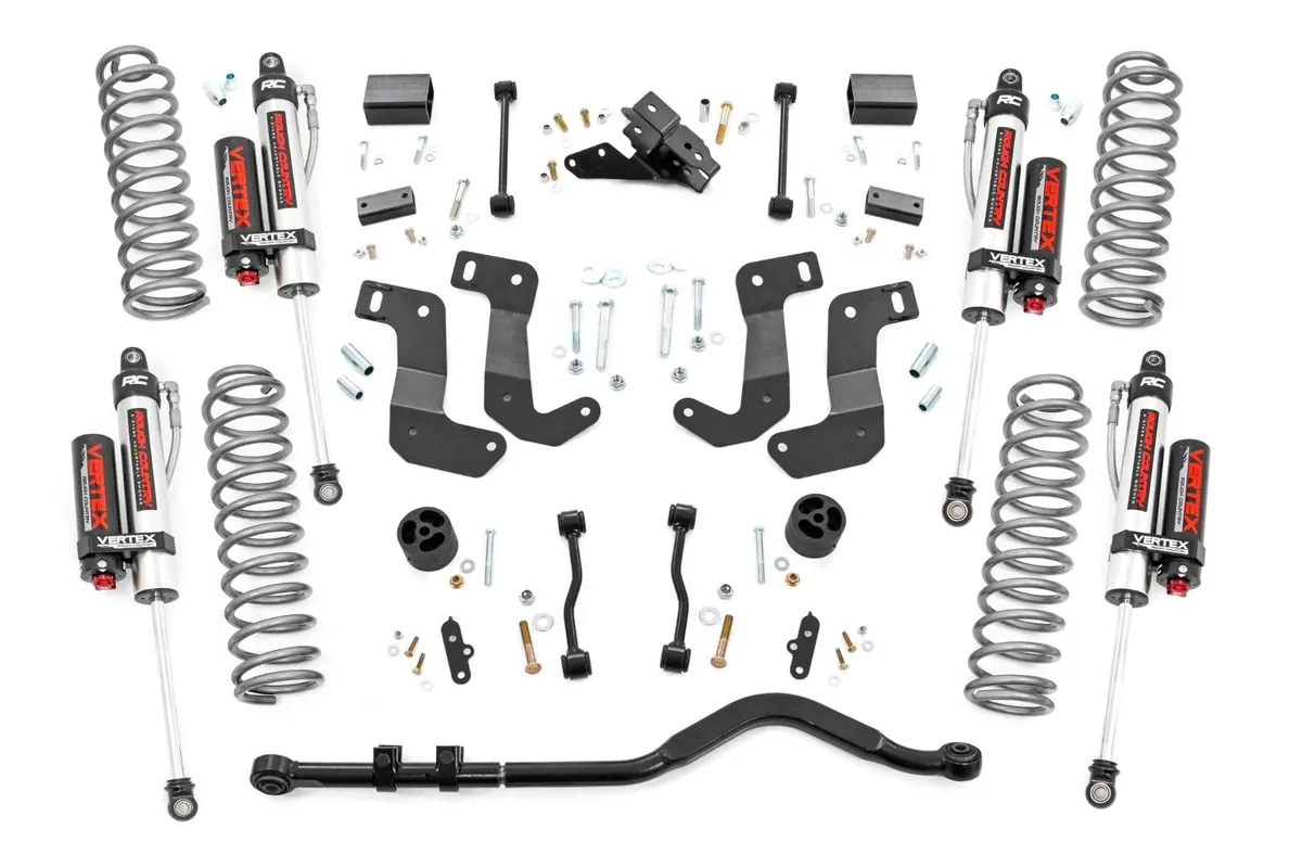 3.5 Inch Lift Kit - C/A Drop - Stage 1 - Vertex - Jeep Wrangler Unlimited (2024) 1