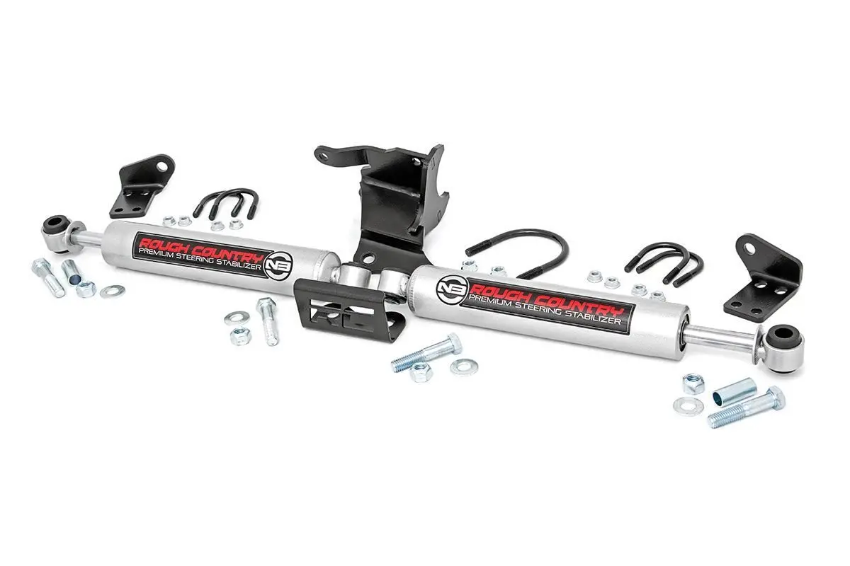 N3 Steering Stabilizer - Dual - 2.5-8 Inch Lift - Jeep Gladiator Jt/Wrangler Jl (18-24) 1