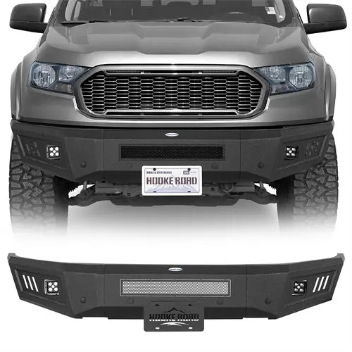 2019-2023 Ford Ranger Front Bumper W/Led Spotlights -Hooke Road 1