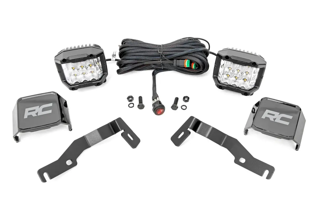 Led Light Kit - Ditch Mount - 3 Inch Osram - Wide - Toyota Tacoma 2Wd/4Wd (2024) 1