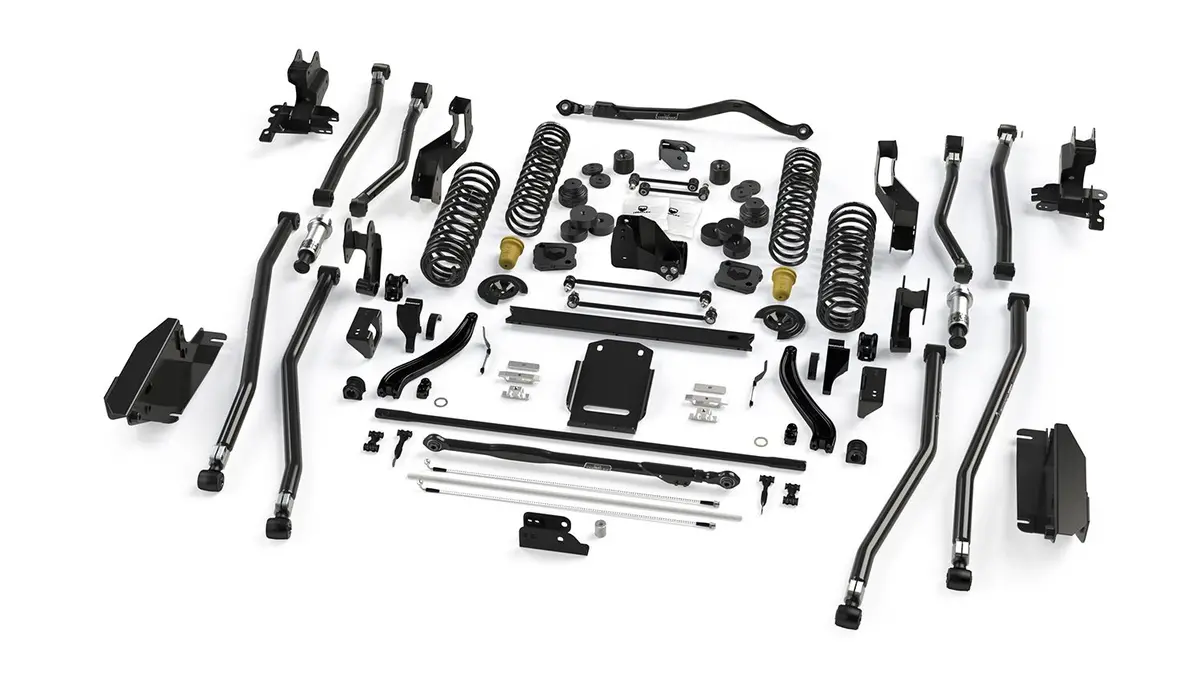 20-Up Jeep Gladiator 4.5 Inch Alpine Rt4 Long Arm Extended-Travel Suspension System No Shocks Teraflex 1