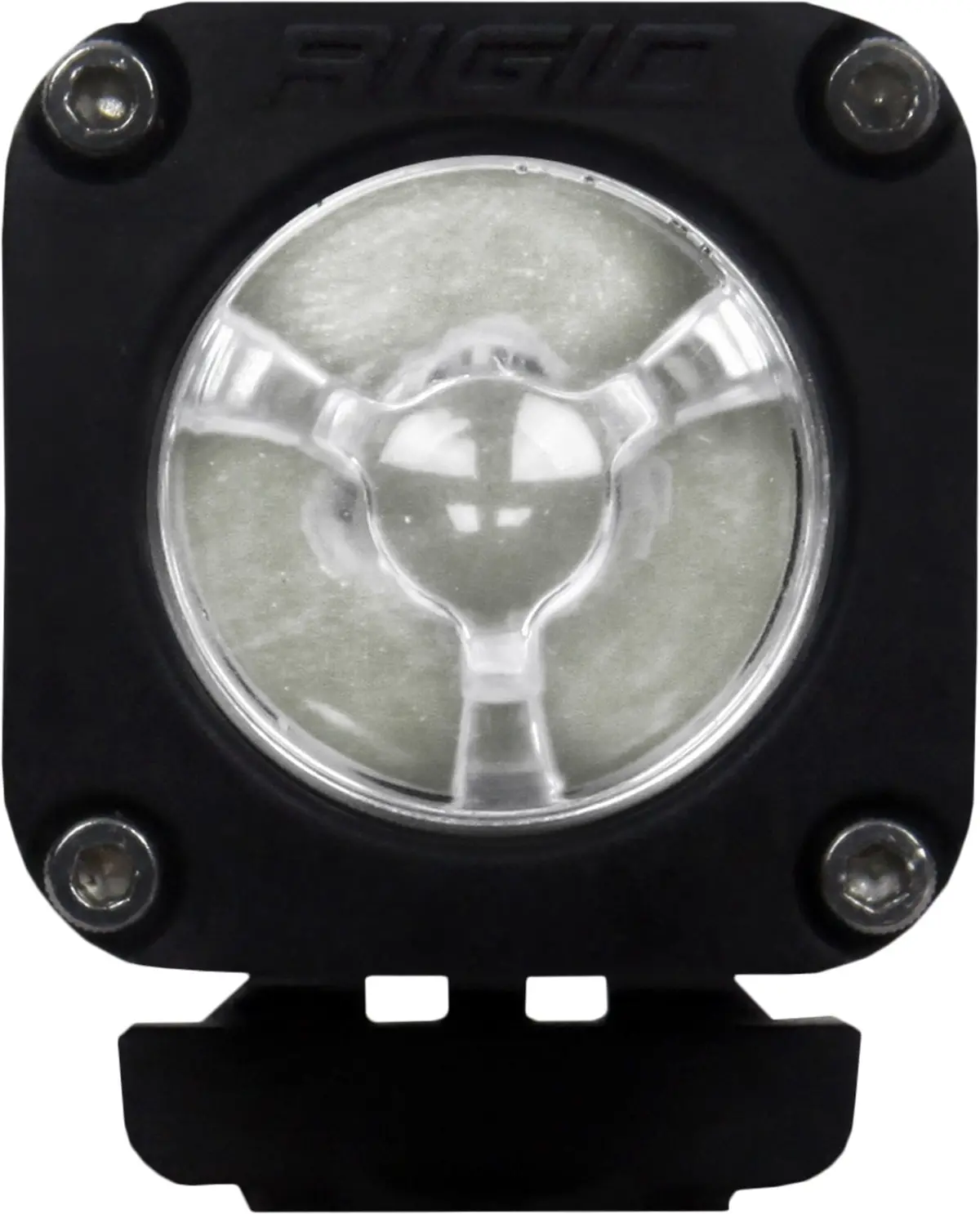 Rigid Ignite Led Light, Spot Beam Pattern, Surface Mount, Black Housing, Single 1