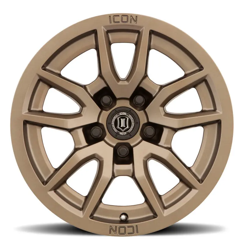 Icon Vector 5 17X8.5 5X150 25Mm Offset 5.75In Bs 110.1Mm Bore Bronze Wheel 1