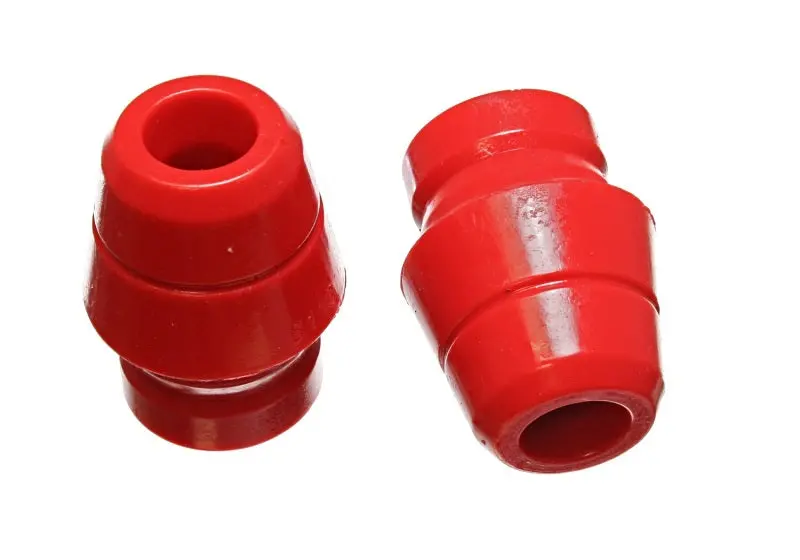Energy Suspension 97-06 Jeep Wrangler Yj/Tj Red Front Bump Stop Set (Set Of 2) 1