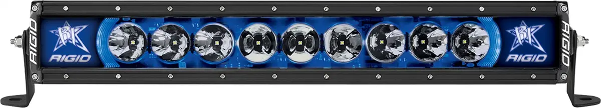 Rigid Industries 220013 Rigid Radiance Plus Led Light Bar, Broad-Spot Optic, 20 Inch With Blue Backlight 1