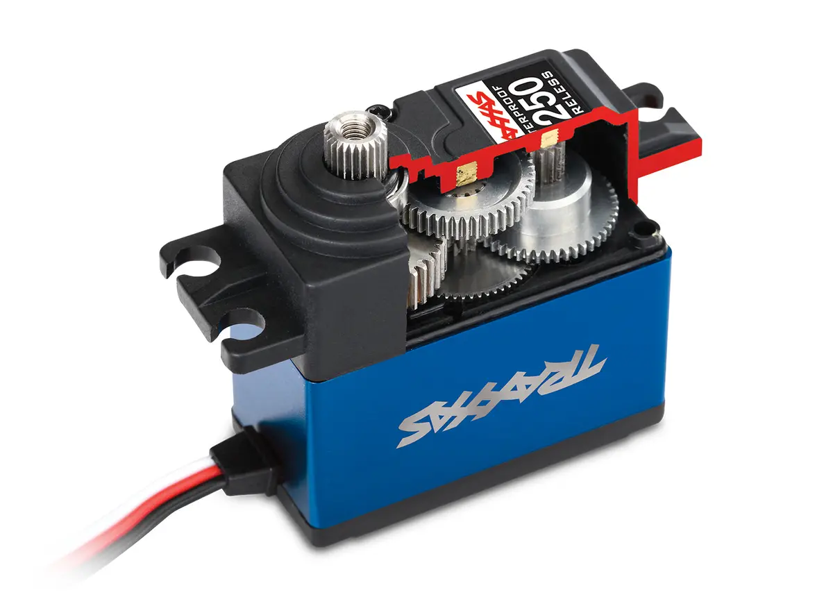 330 High Torque Metal Gear Waterproof Digital Servo (Blue) (High Voltage) 1