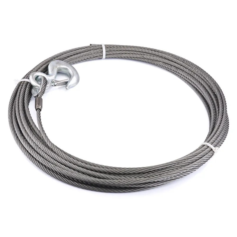 Warn 23672 Wire Rope Assembly 3/8 Inch Diameter X 75 Foot Length 1