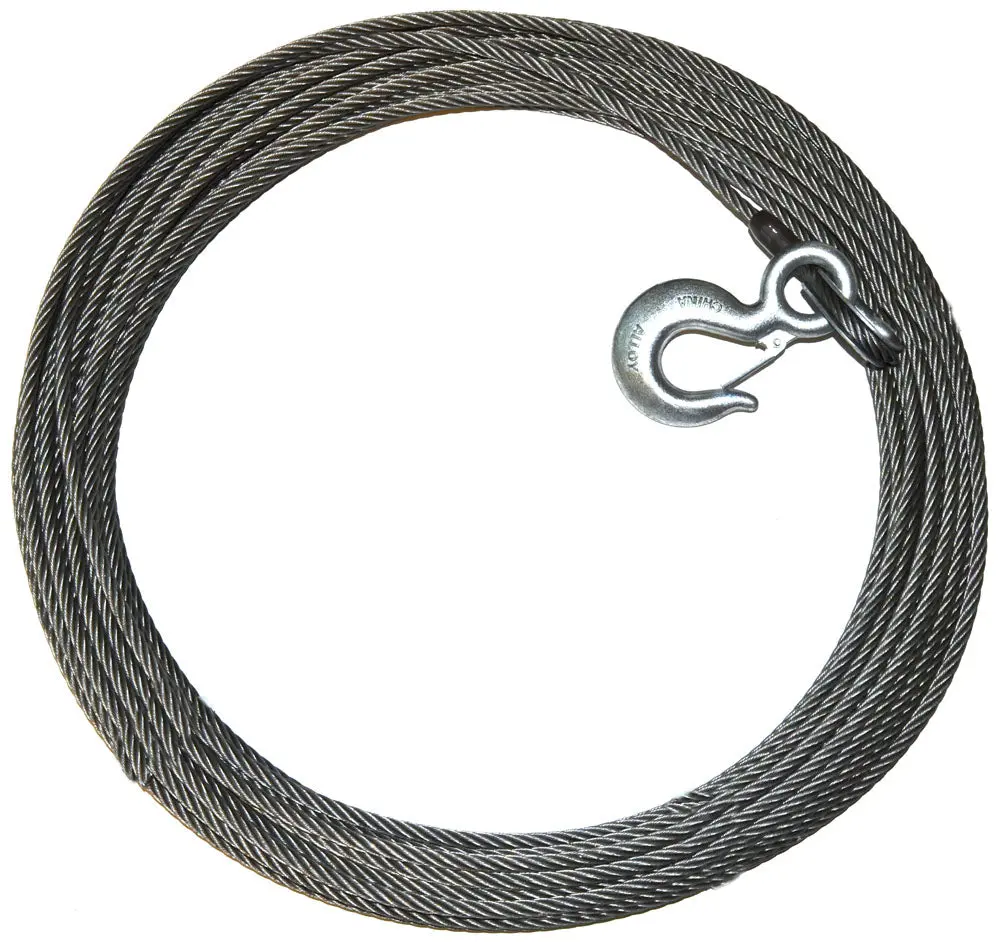 Warn 23675 Wire Rope Assembly 3/8 Inch Diameter X 150 Foot Length 1