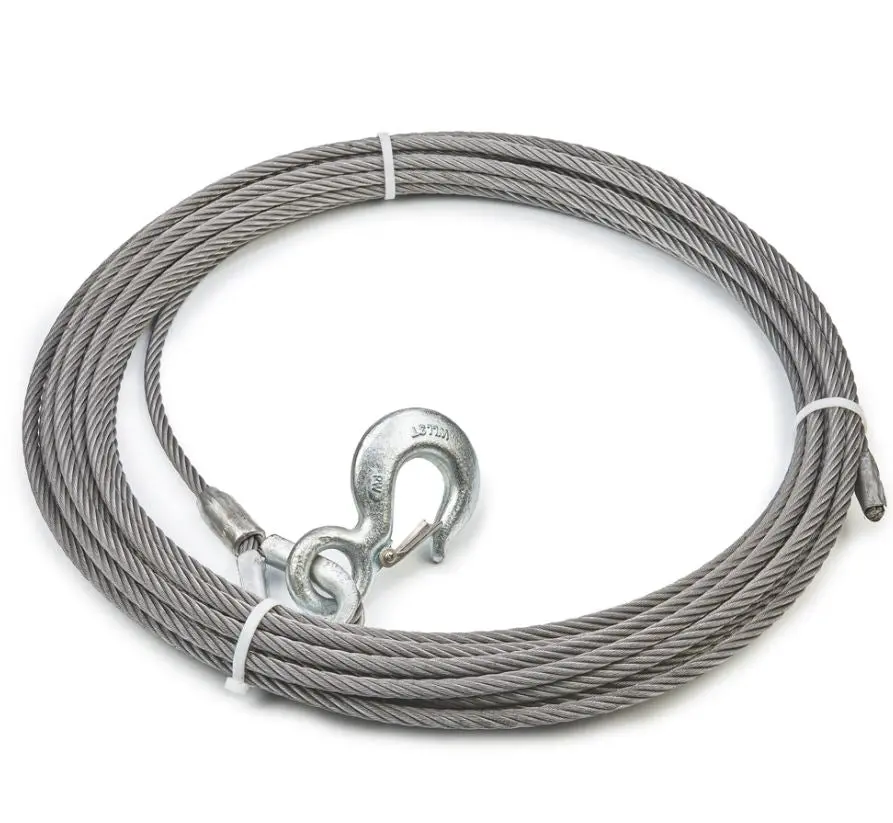 Warn 23677 Wire Rope Assembly 7/16 Inch Diameter X 75 Foot Length 1