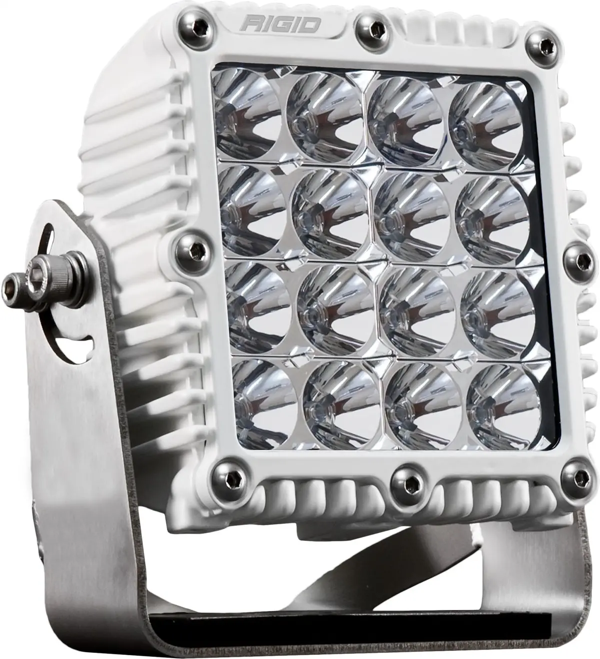Rigid Industries 245113 Q-Series Pro Led Light, Flood Optic, White Housing, Single 1