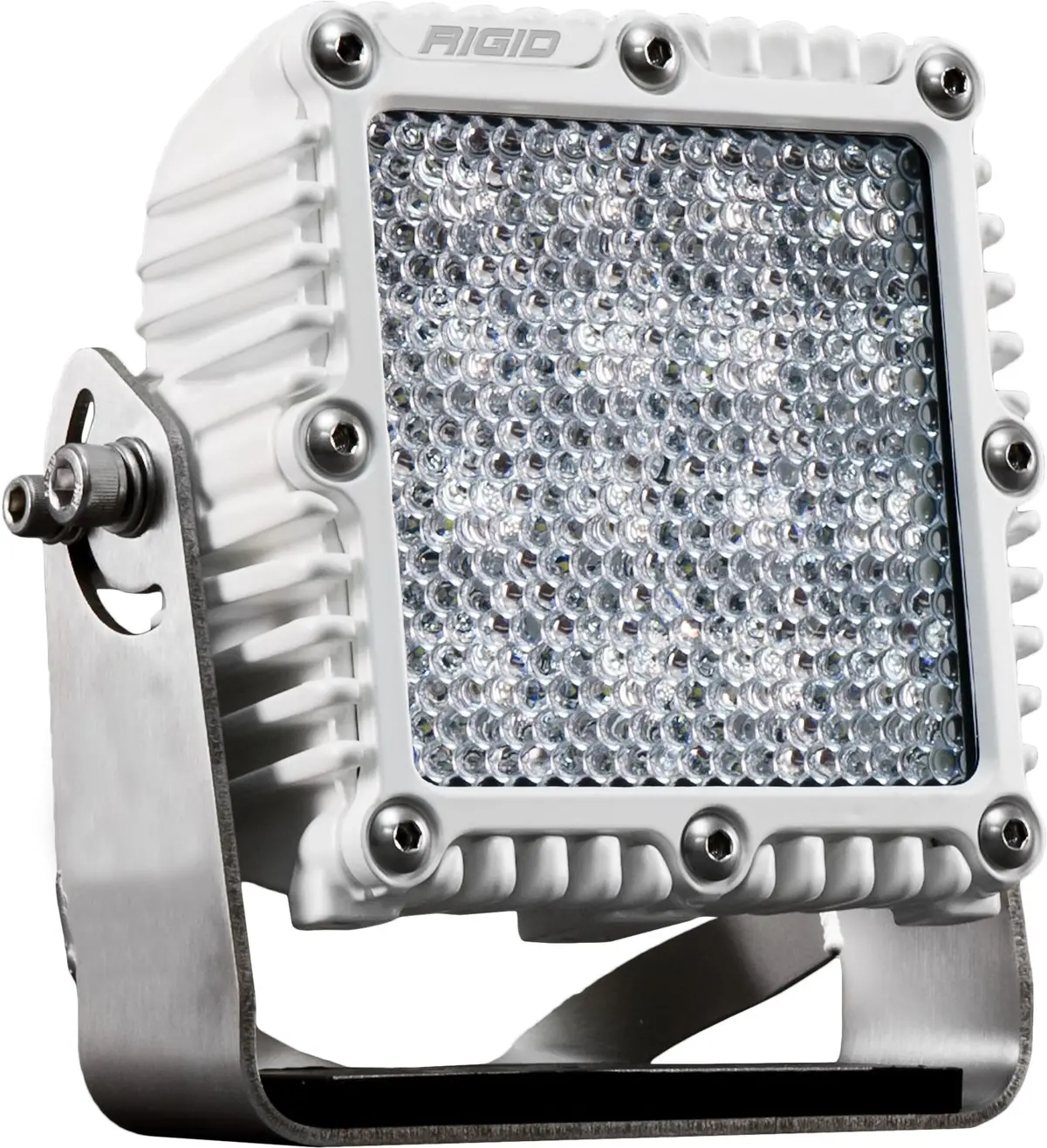 Rigid Industries 245513 Q-Series Pro Led Light, Flood Diffused, White Housing, Single 1
