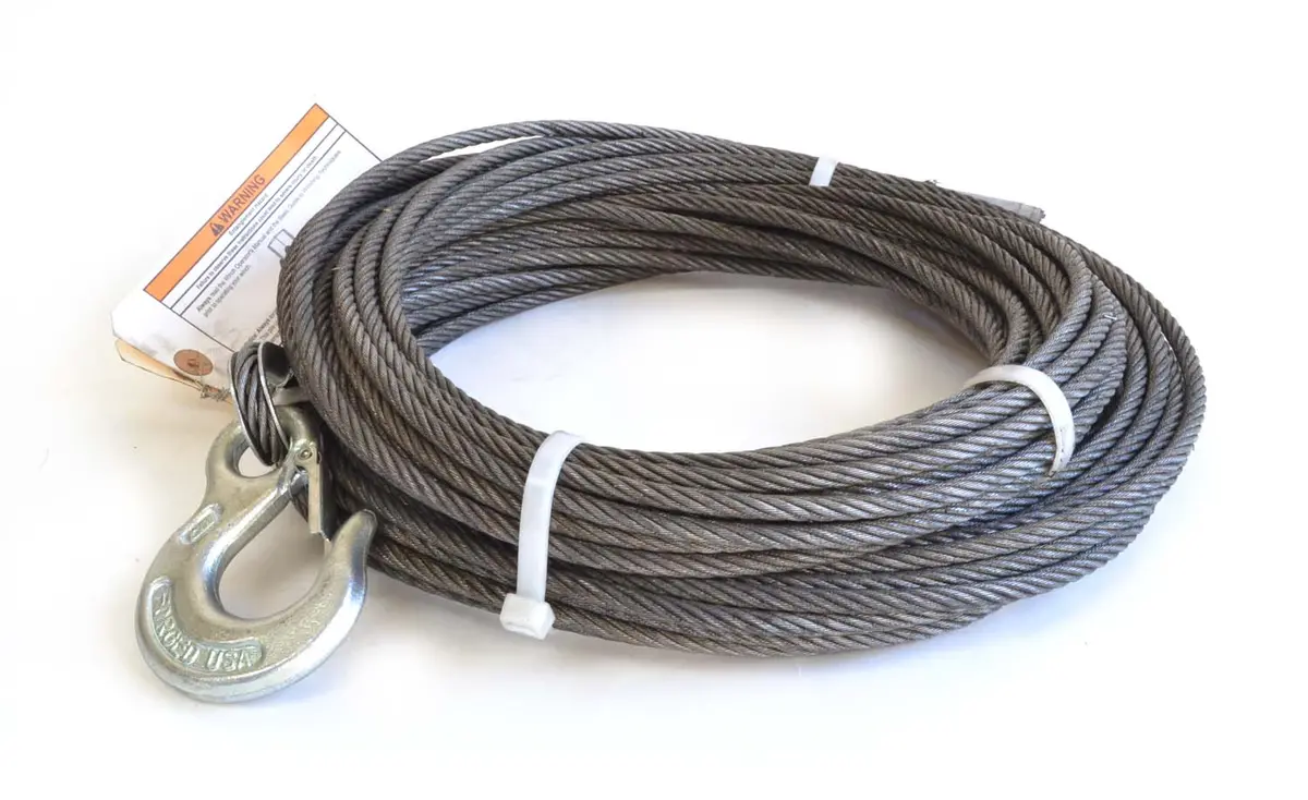 Warn 24893 Wire Rope Assembly 1/4 Inch Diameter X 100 Foot Length 1